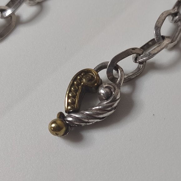 Very Awesome Decorative Two Tone Metal Belt 39 Inches Long - Picture 2 of 13